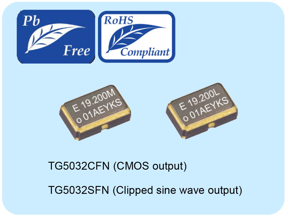 5032貼片4腳超高精度溫補(bǔ)晶振40M TG5032CFN 40Mhz CBGNNA